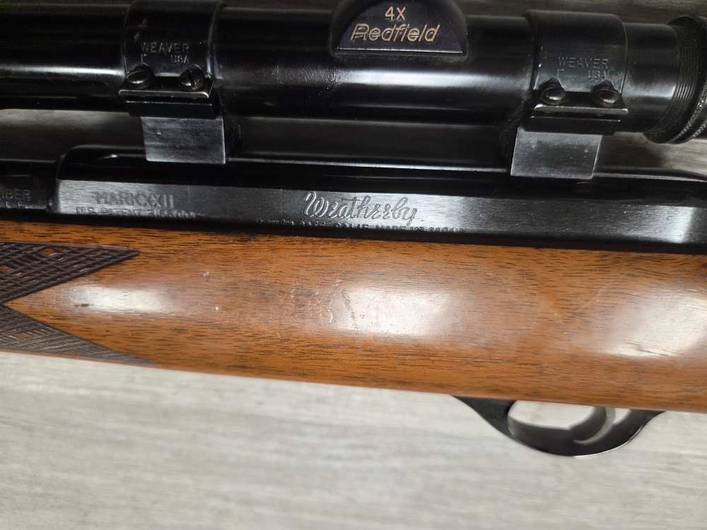 Weatherby Mk XXII .22LR w/Redfield 4X scope-img-17