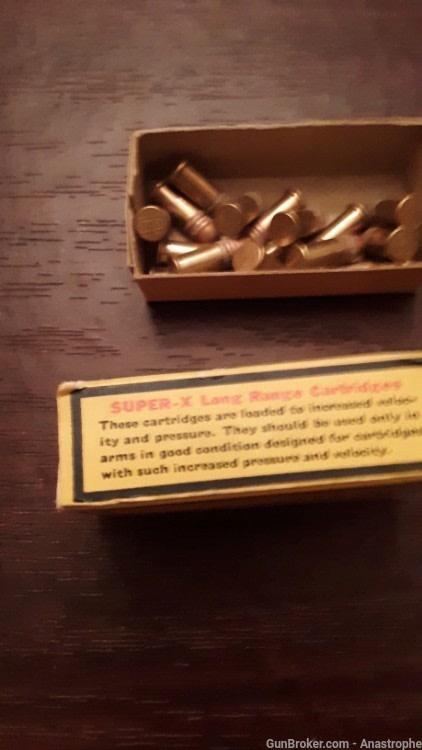 Western Winchester Super X 22 Short Vintage box and ammo-img-1