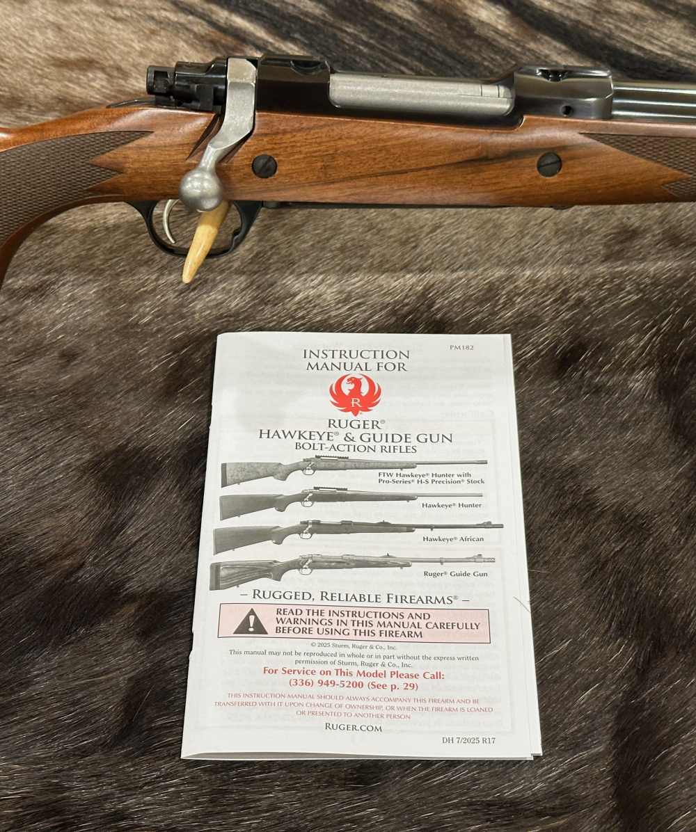 RUGER M77 HAWKEYE AFRICAN 375 RUGER 23" W/ BRAKE-img-21