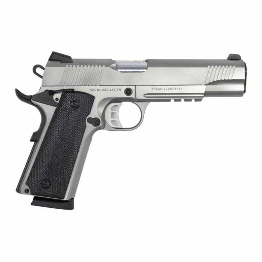 Tisas 1911 Duty SS45R Handgun .45 ACP 8rd Mag 5" Barrel SS Rail-img-0