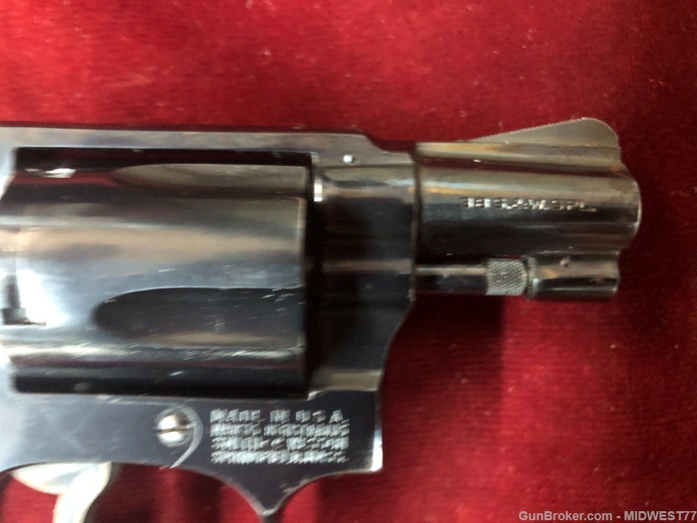 SMITH & WESSON 36 NO DASH 2in SQUARE BUTT 1969 MANUFACTURE DATE-img-3