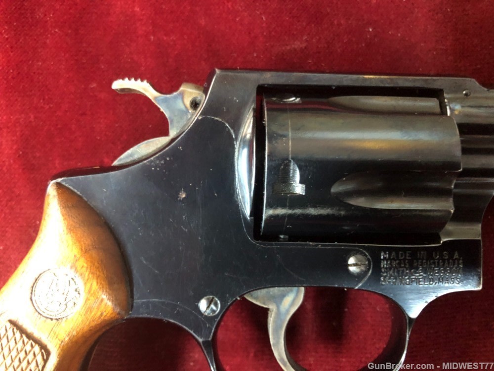 SMITH & WESSON 36 NO DASH 2in SQUARE BUTT 1969 MANUFACTURE DATE-img-4