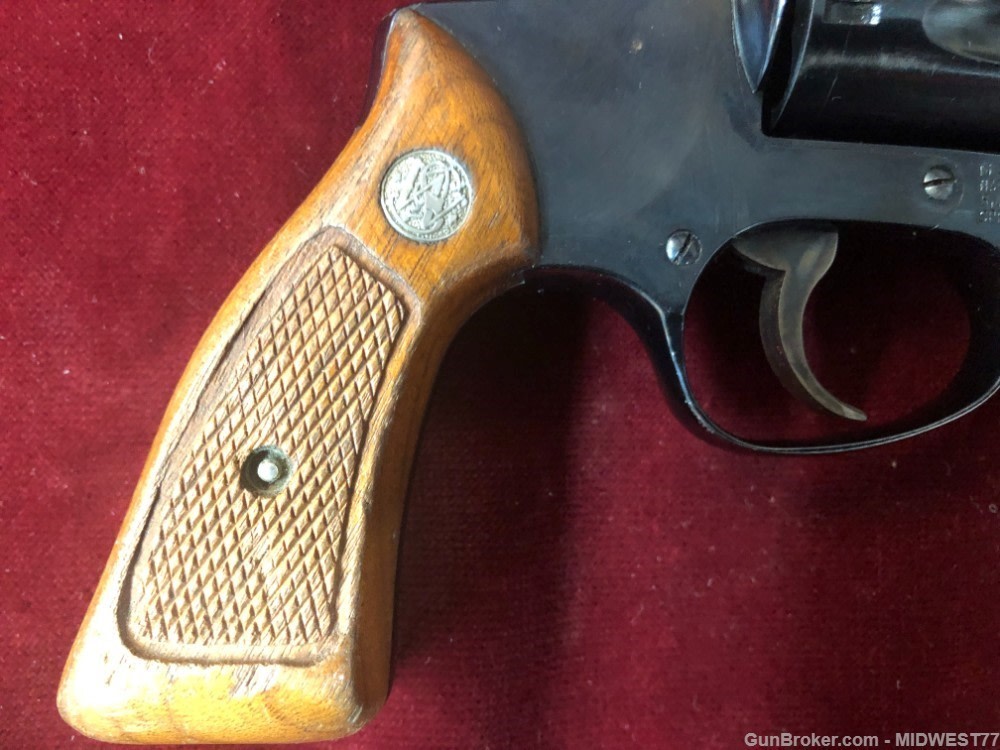 SMITH & WESSON 36 NO DASH 2in SQUARE BUTT 1969 MANUFACTURE DATE-img-1