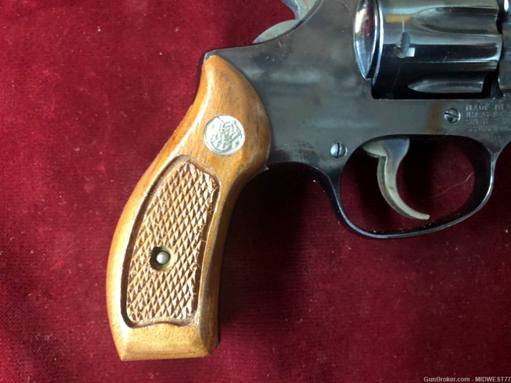 SMITH & WESSON 34 NO DASH 4in Rd Butt 1956 MANUFACTURE DATE-img-1