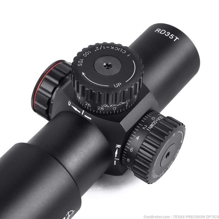 Sniper Compact Red Dot Sight Scope Style 35mm Tube Picatinny Mount w/ cap-img-2
