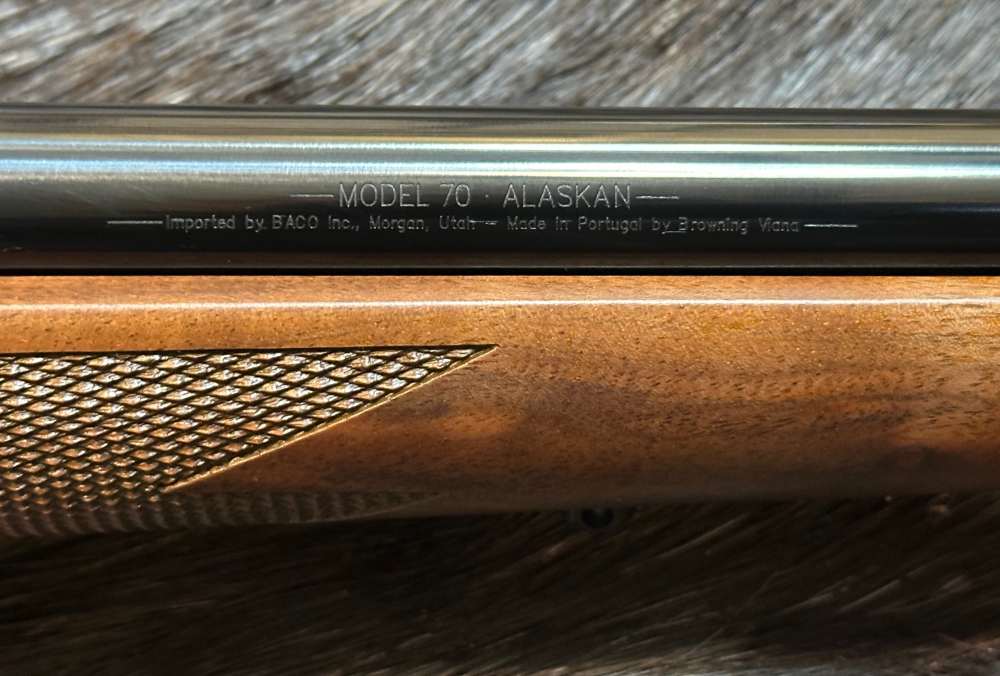 WINCHESTER MODEL 70 ALASKAN 300 WIN MAG 25" GREAT WOOD, FREE SAFARI-img-7