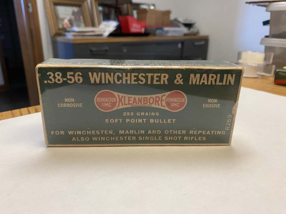 Prewar 38-56 Winchester Remington "DOGBONE"  255 grain Soft point WCF NOS-img-8