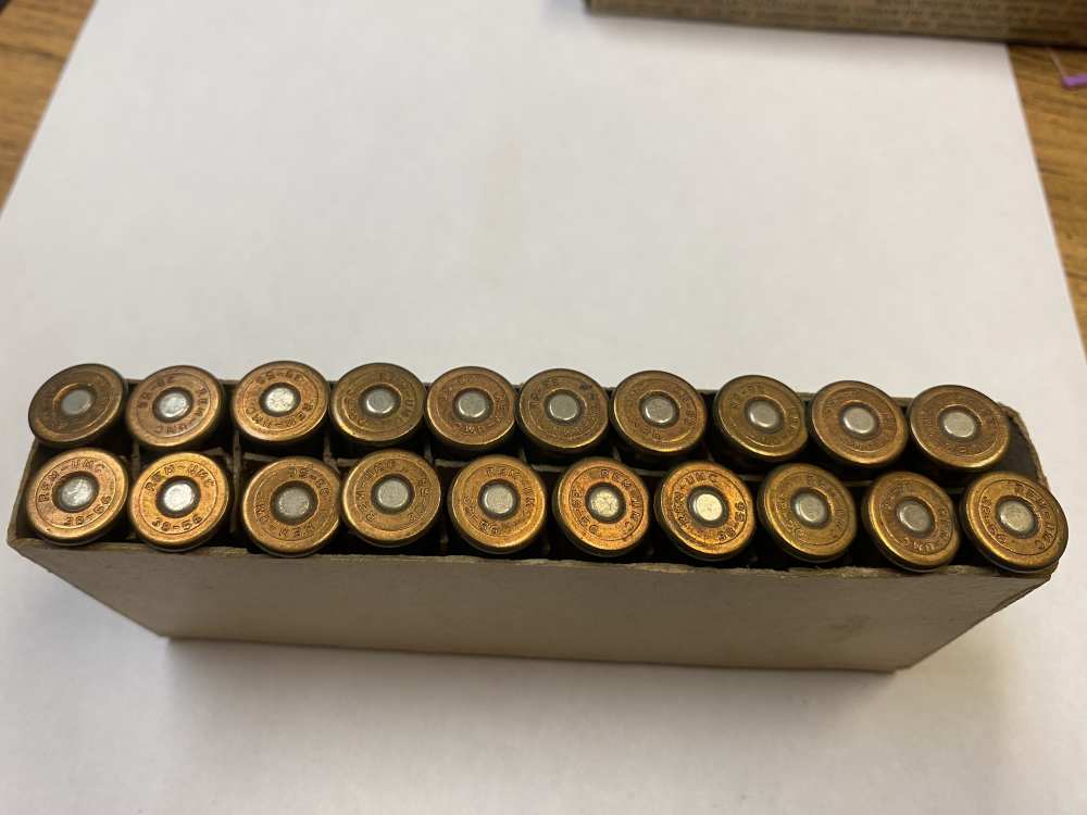 Prewar 38-56 Winchester Remington "DOGBONE"  255 grain Soft point WCF NOS-img-6