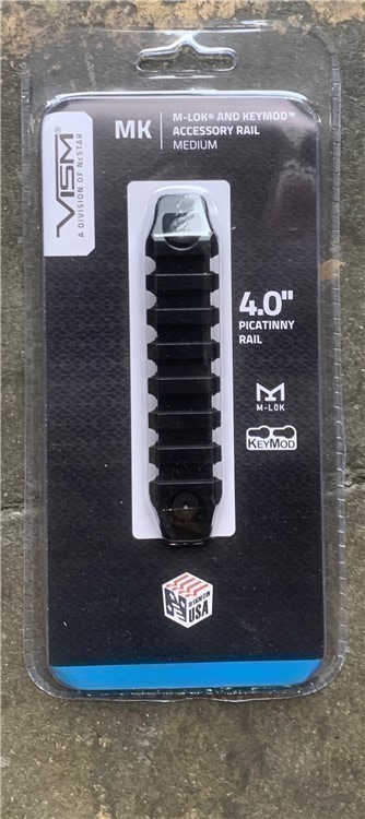 VISM VMMK5B 4.0"  Meduim Rail for M-Lok & KeyMod BLACK-img-0