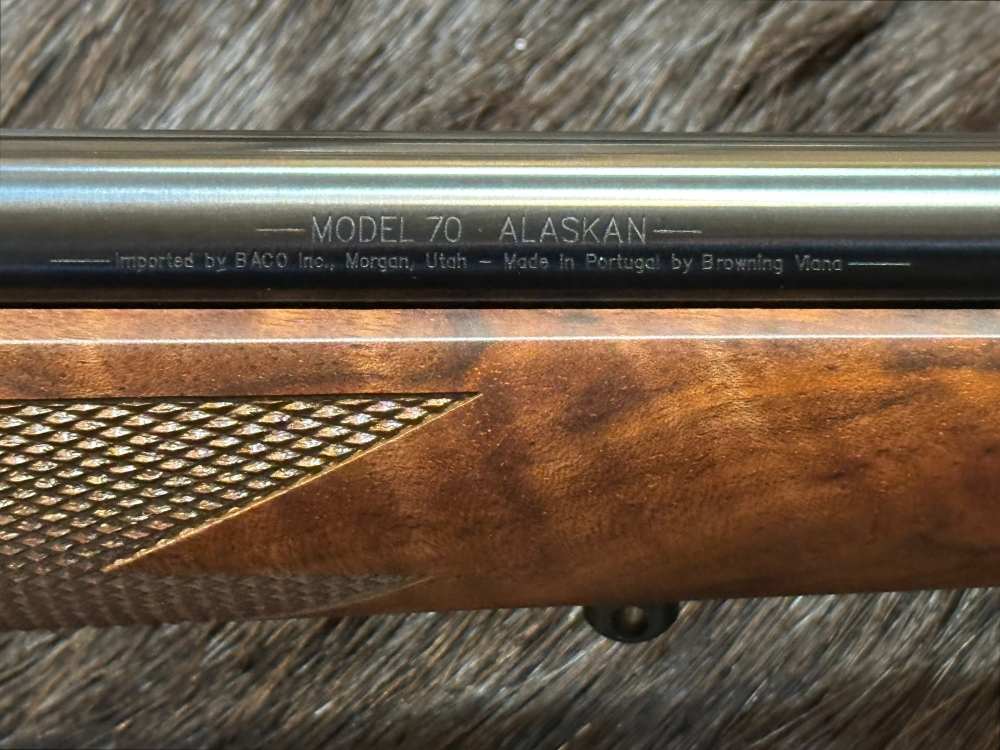 WINCHESTER MODEL 70 ALASKAN 300 WIN MAG 25" GOOD WOOD, FREE SAFARI-img-7
