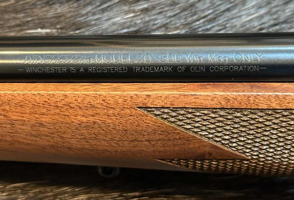 WINCHESTER MODEL 70 ALASKAN 300 WIN MAG 25" GOOD WOOD, FREE SAFARI-img-14