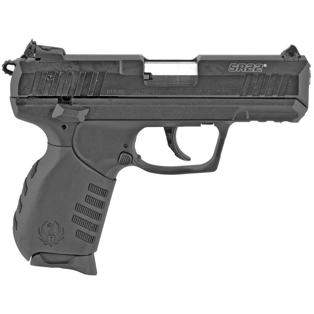 Ruger SR22 10 Round 3.5" Black Adodized Finish Adjustable Sights-img-1