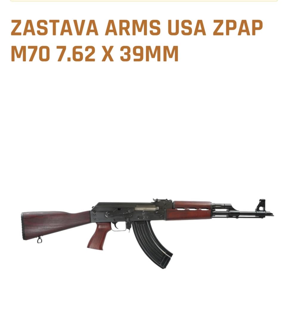 Zastava Arms USA ZPAP M70 7.62x39MM-img-0