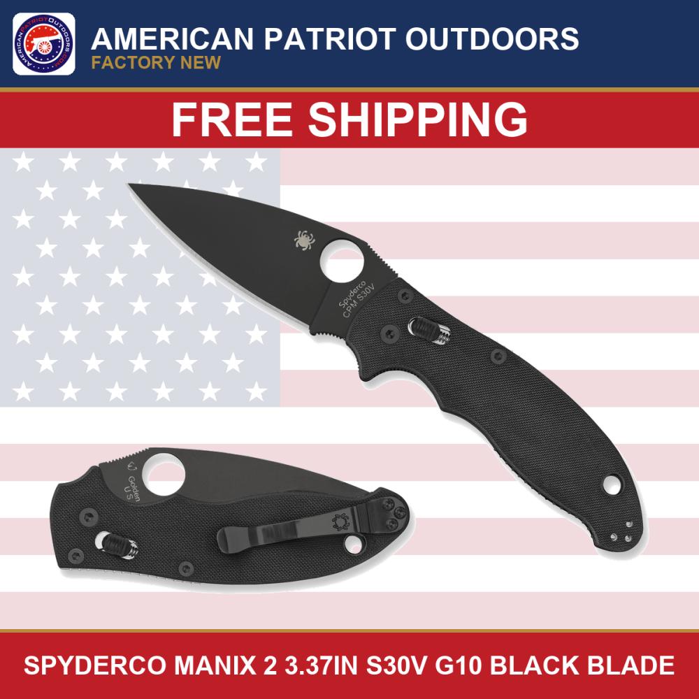 Spyderco . Manix Everyday-Carry Folding Knife 3.37in-img-0