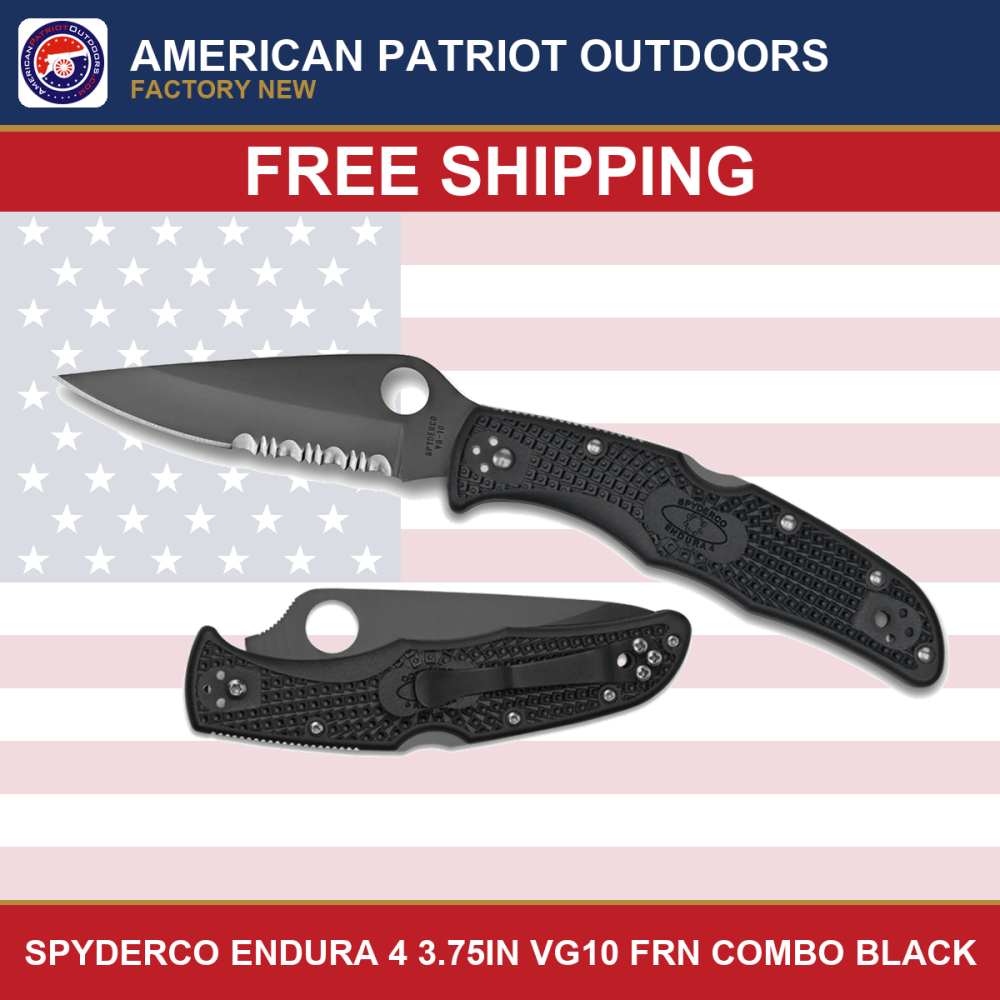 Spyderco . Endura Everyday-Carry Folding Knife 3.75in-img-0