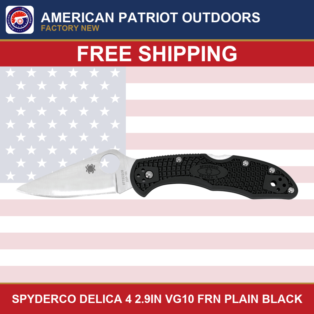 Spyderco . Delica Everyday-Carry Folding Knife 2.9in-img-0