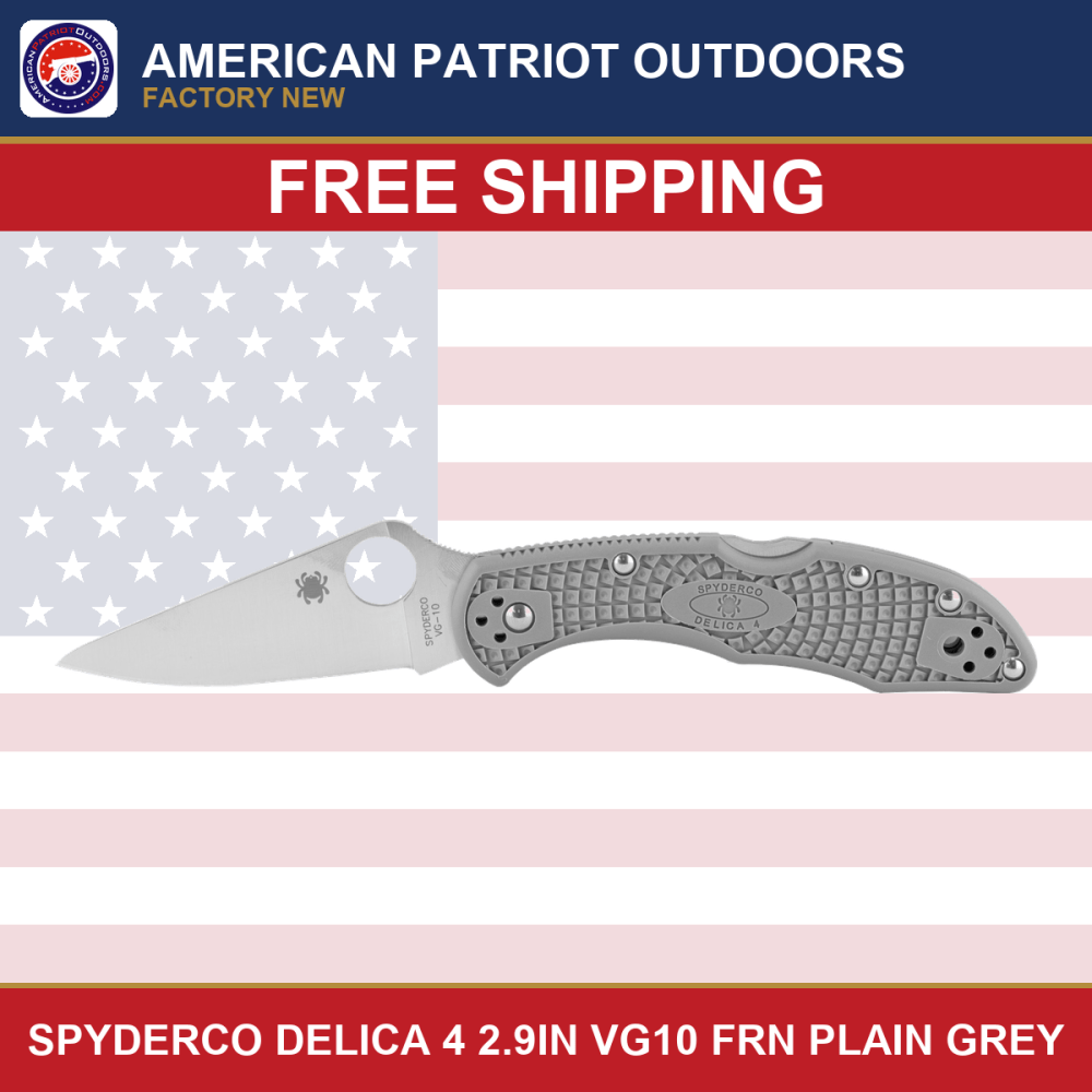 Spyderco . Delica Everyday-Carry Folding Knife 2.9in-img-0