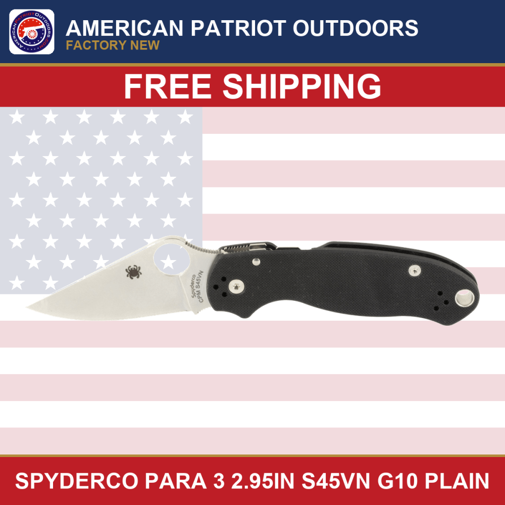 Spyderco . Para Everyday-Carry Folding Knife 2.95in-img-0