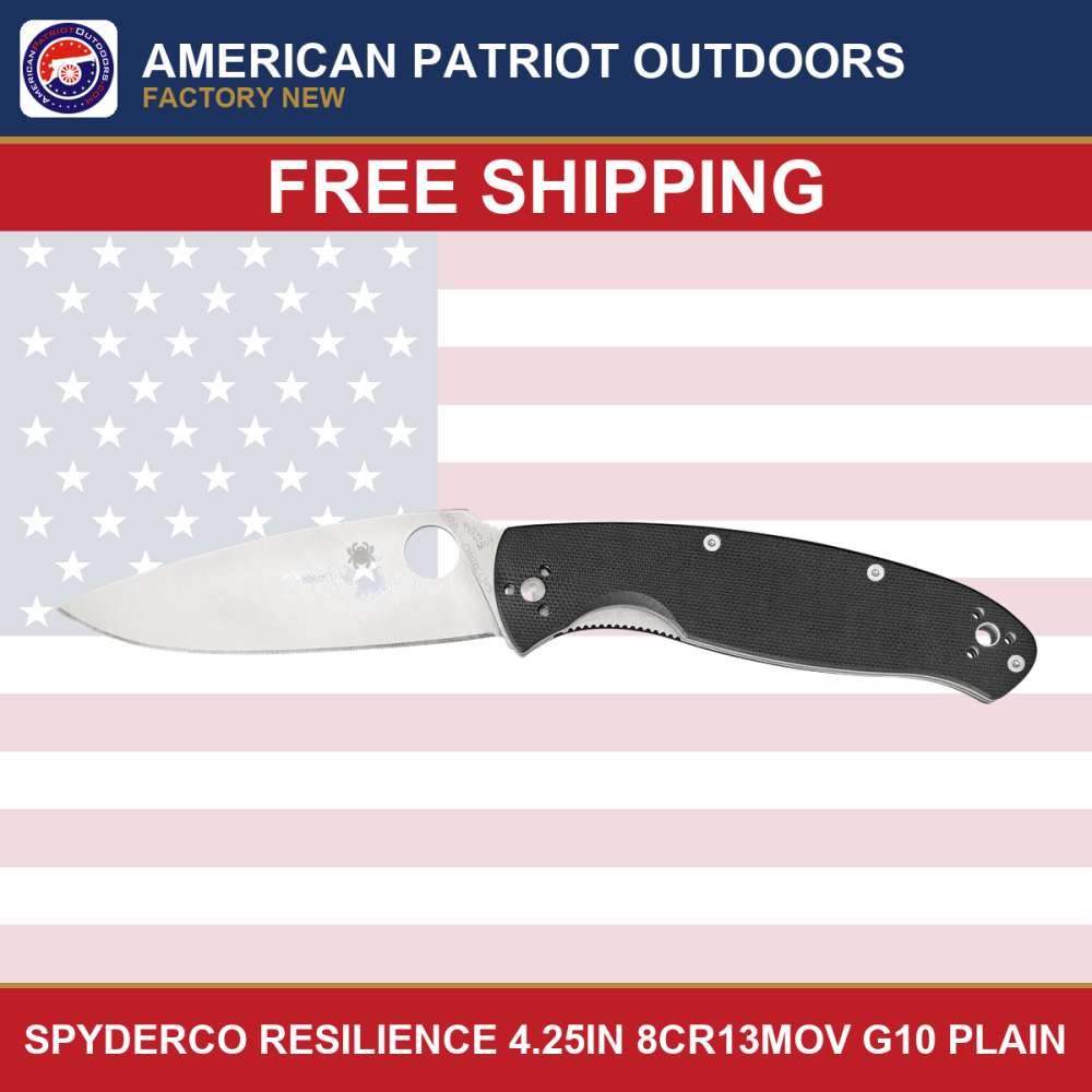 Spyderco . Resilience Everyday-Carry Folding Knife 4.25in-img-0