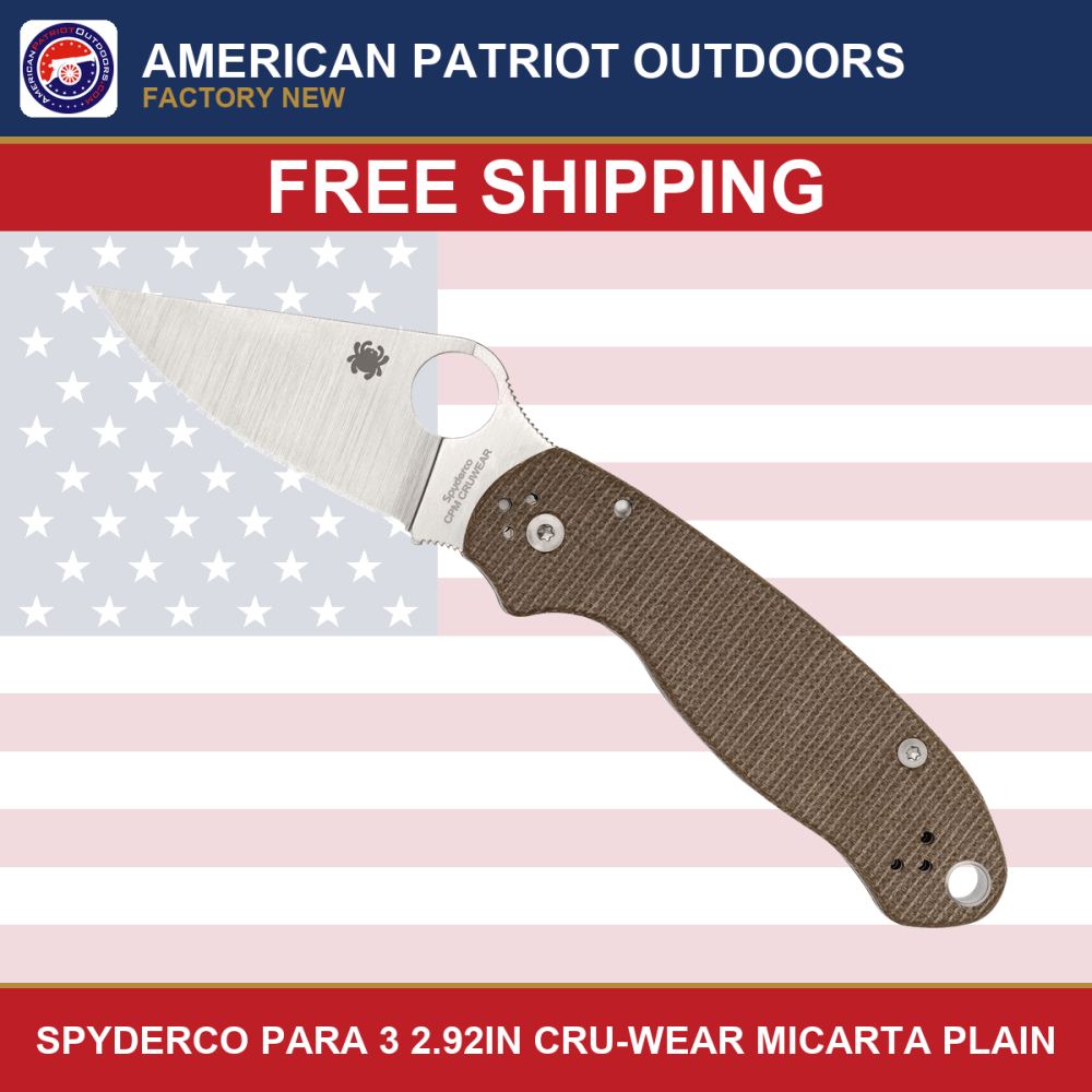 Spyderco . Para Everyday-Carry Folding Knife 2.92in-img-0