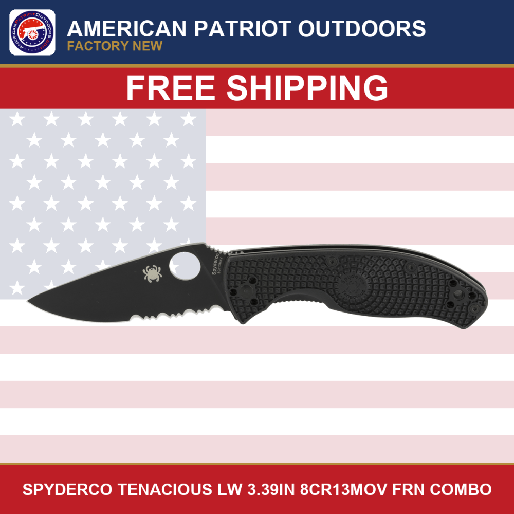 Spyderco . Tenacious Lightweight Everyday-Carry Folding Knife 3.39in-img-0