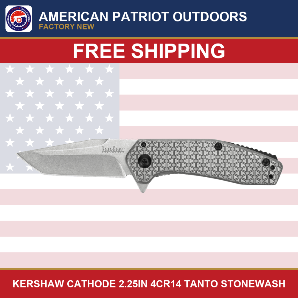 Kershaw Cathode Compact Assisted-Opening EDC Folder 2.25in 4Cr14 Stainless-img-0