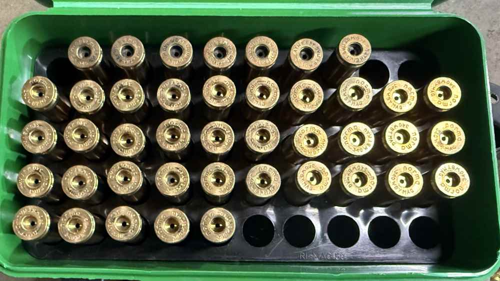 42 pieces of Norma 340 Wby Mag brass cases-img-0