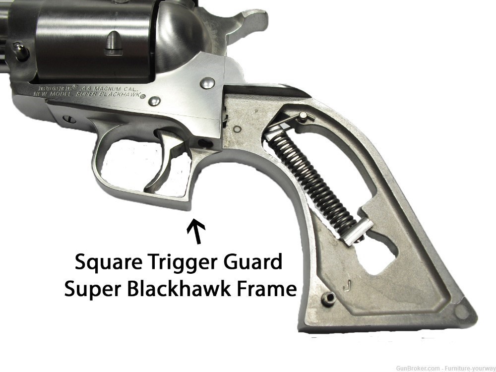 Unfinished Maple Ruger Super Blackhawk Grips-img-1