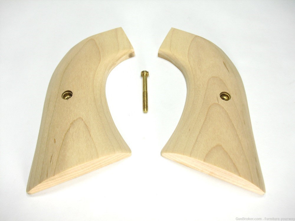 Unfinished Maple Ruger Super Blackhawk Grips-img-0