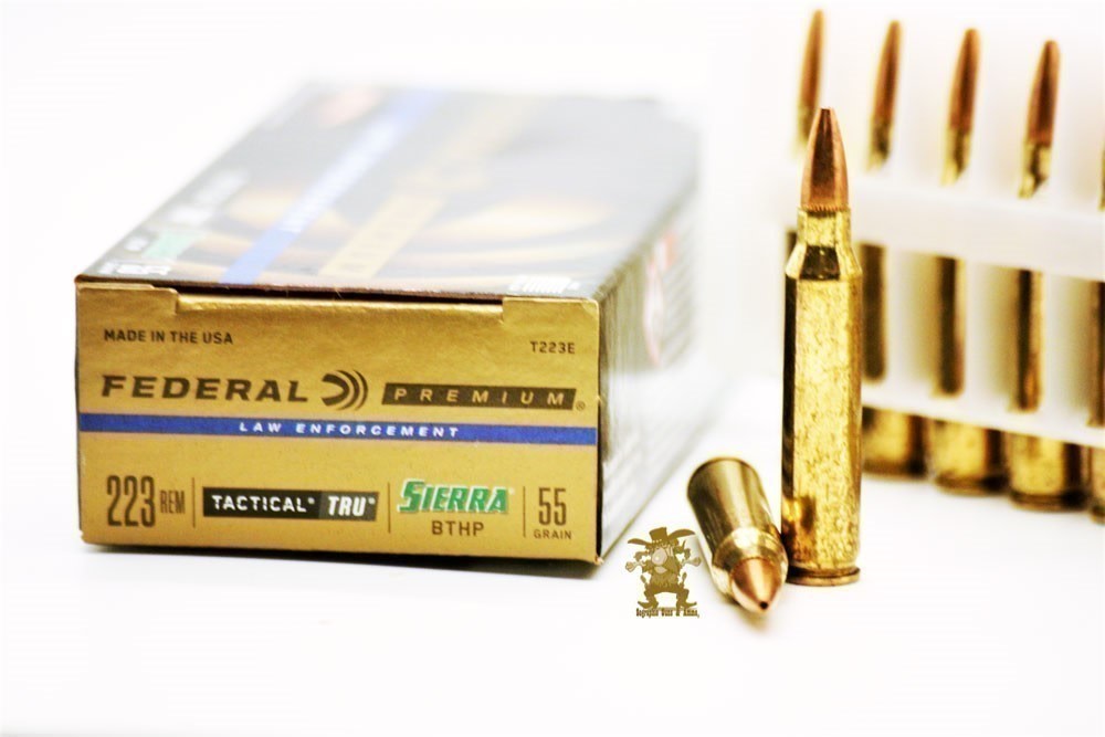 223 BTHP Federal Premium.223 REM LE Tactical 55Gr TRU Sierra BTHP 20RDS-img-0