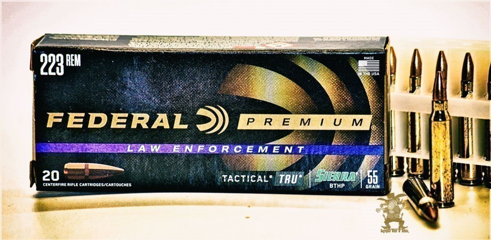 223 BTHP Federal Premium.223 REM LE Tactical 55Gr TRU Sierra BTHP 20RDS-img-1