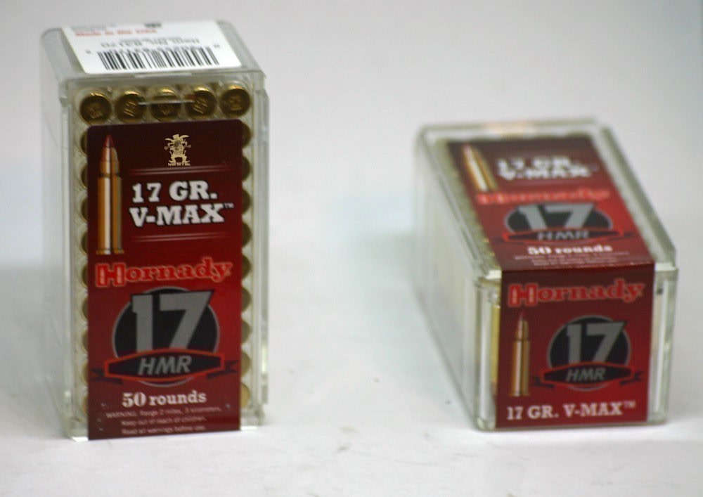 17 HMR VMAX HORNADY 17HMR Polymer Tip HMR 17 17Gr V-MAX 100 RDS -img-3