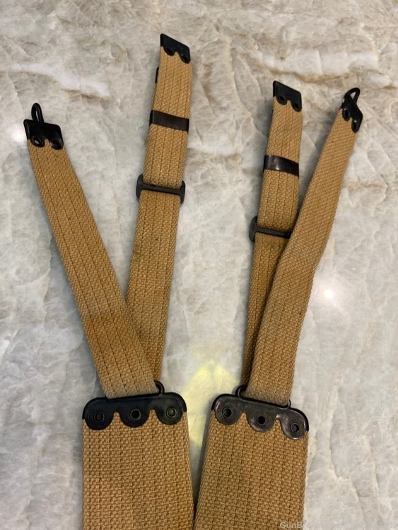 1907 suspenders absolutely original and unissued mint condition-img-1