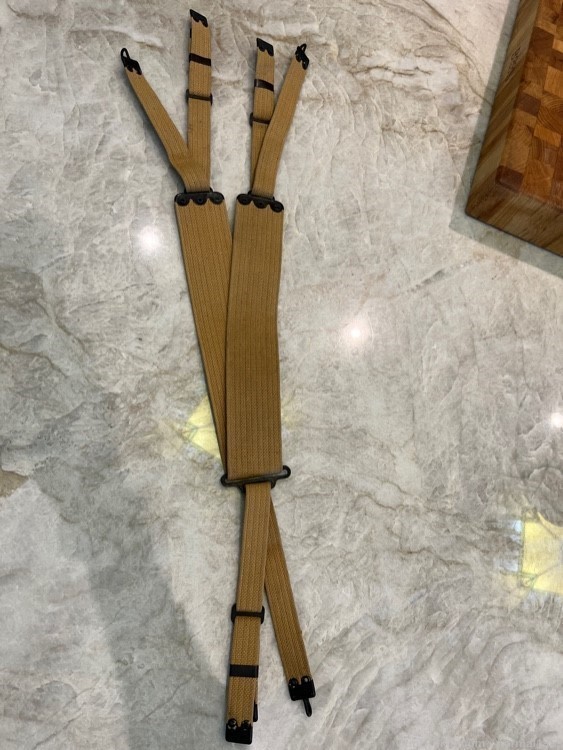 1907 suspenders absolutely original and unissued mint condition-img-0