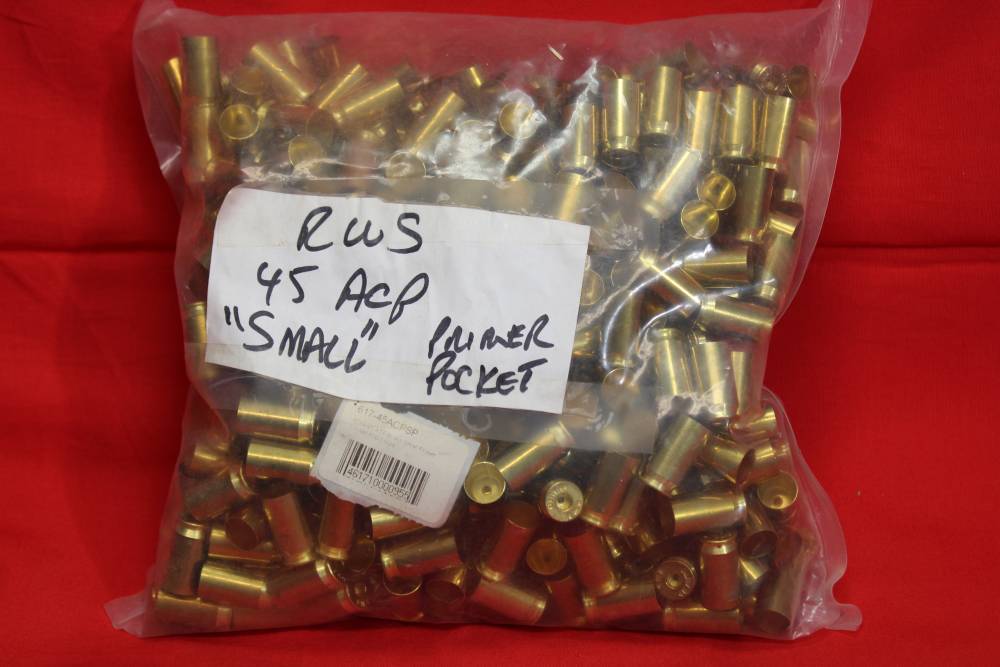 45 ACP BRASS 500 PIECES NEW RWS -img-1