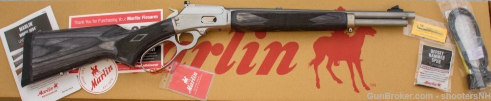 New-in-Box Marlin Model 1894 Trapper Lever Action Carbine Threaded 44 Mag-img-0
