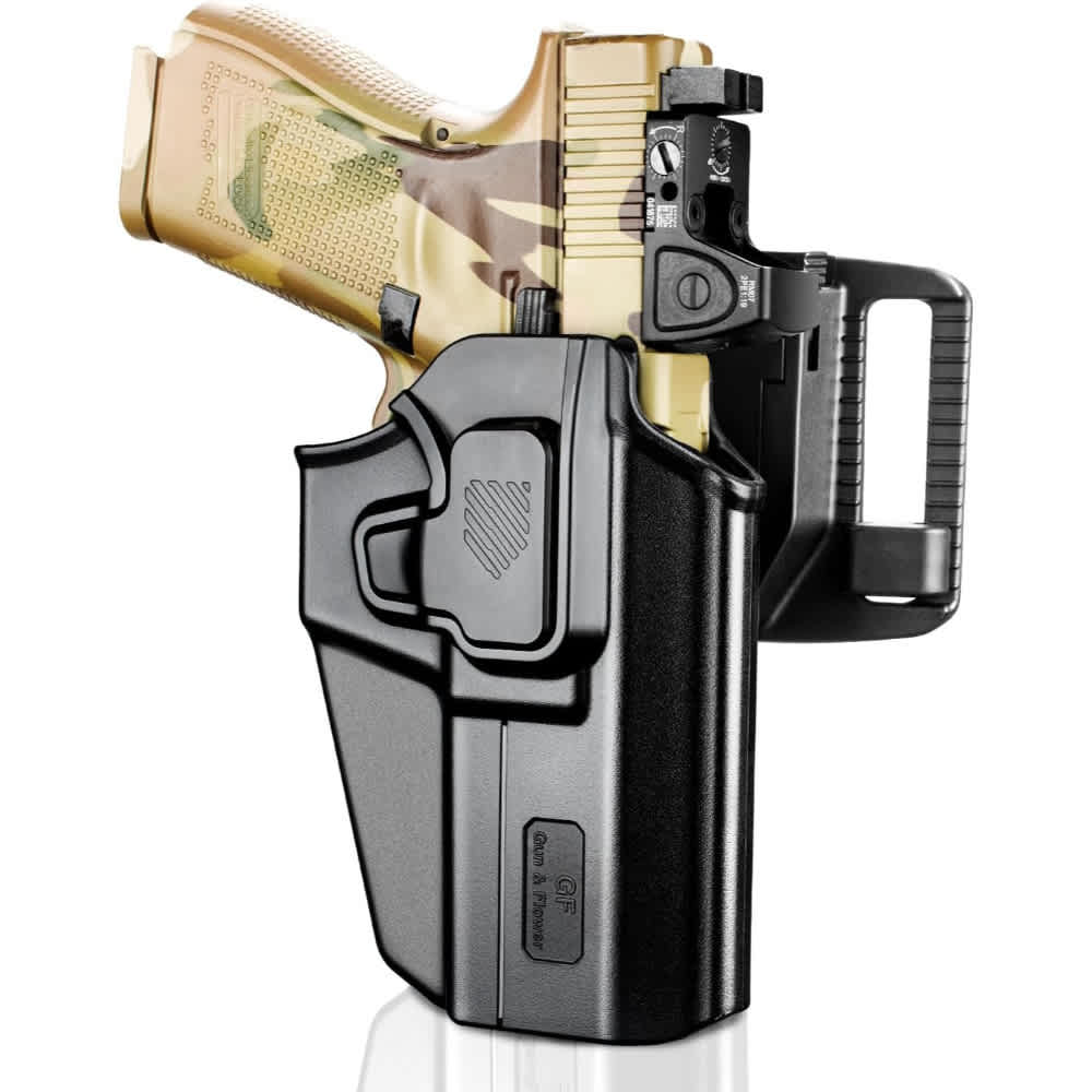 TSG Level II OWB Polymer RH Holster Fit: Full size and Compact pistols-img-0