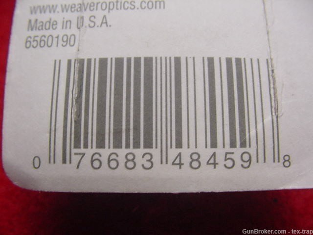 Weaver- 48459-Bases- 3/8 Receiver to Weaver Bases- New !-img-4