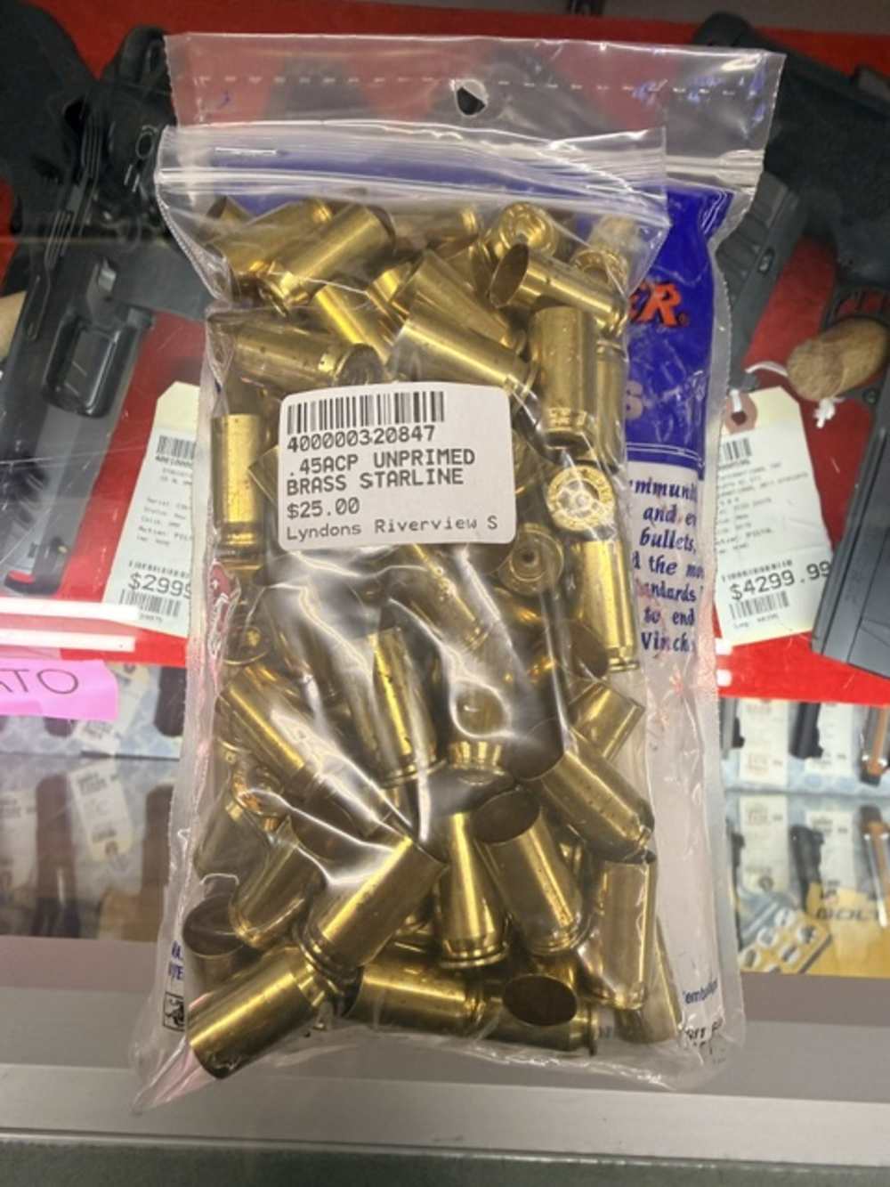 Starline 45 ACP NEW Unprimed Brass-img-1