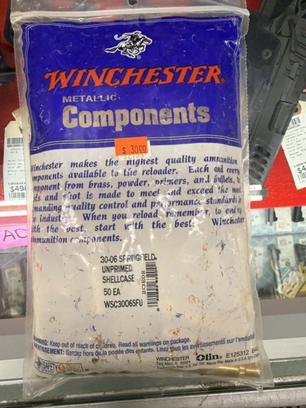 Winchester 9mm Unprimed Brass NEW 100ct-img-0