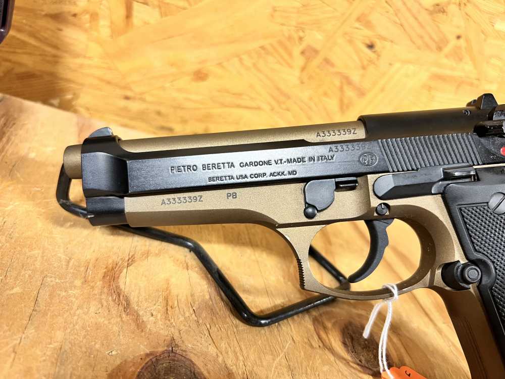Beretta 92 FS Bronze 9mm JS92F340M - NO CC FEES!-img-2