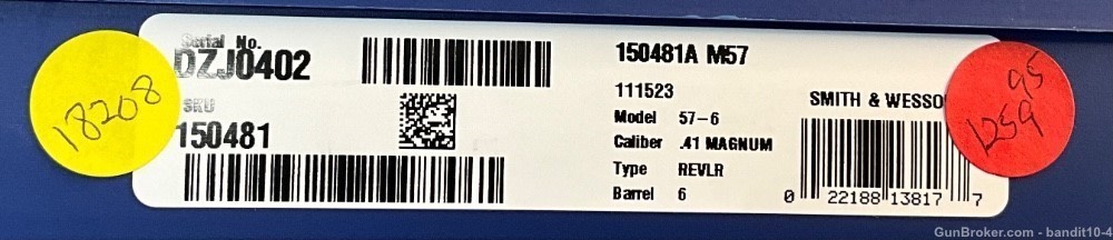 Smith & Wesson 57 Classic 6 - 150481 - 41MAG - N-Frame - S/D Action - 18208-img-15
