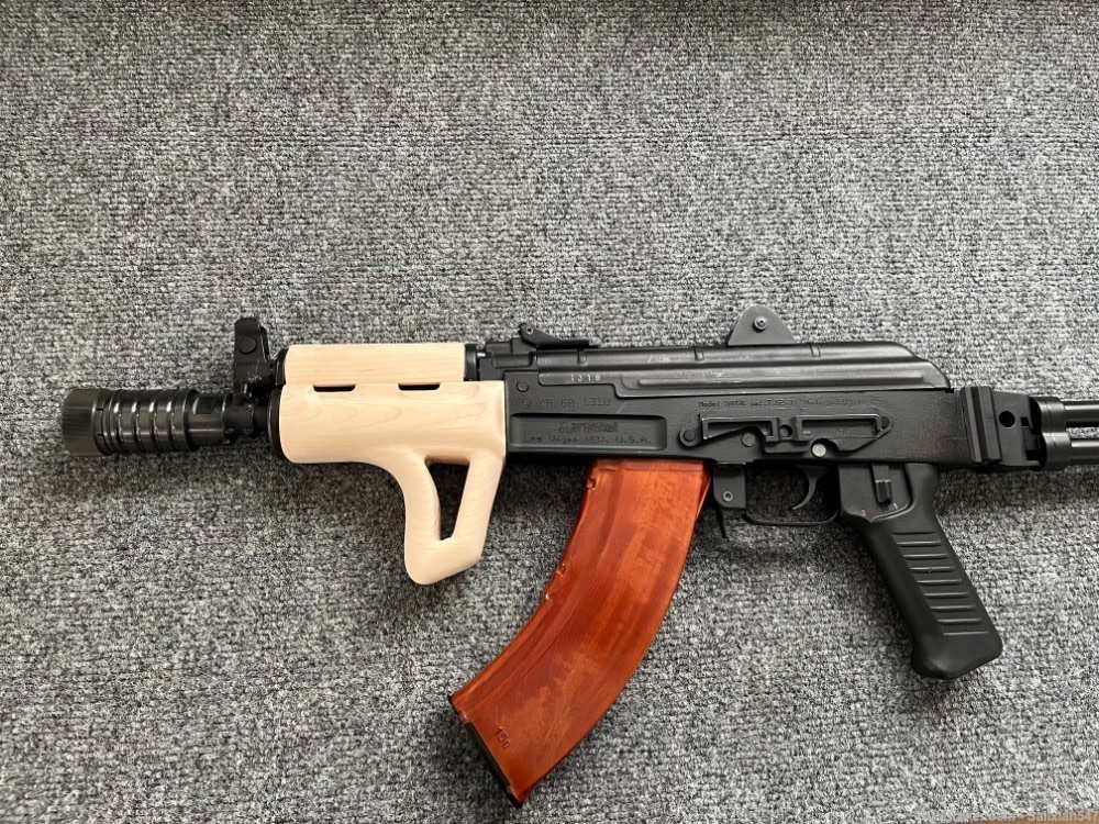 Custom Krinkov / SAM7K AKMSU Style Vented Skeletonized AFG Hand Guard Set-img-2