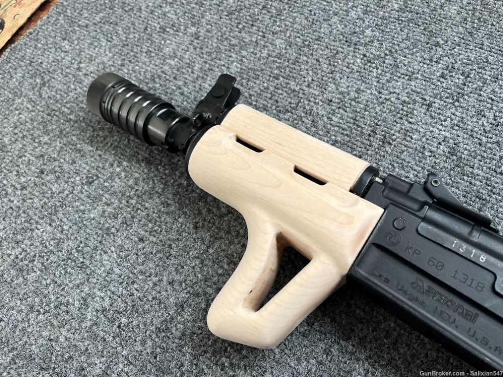 Custom Krinkov / SAM7K AKMSU Style Vented Skeletonized AFG Hand Guard Set-img-5