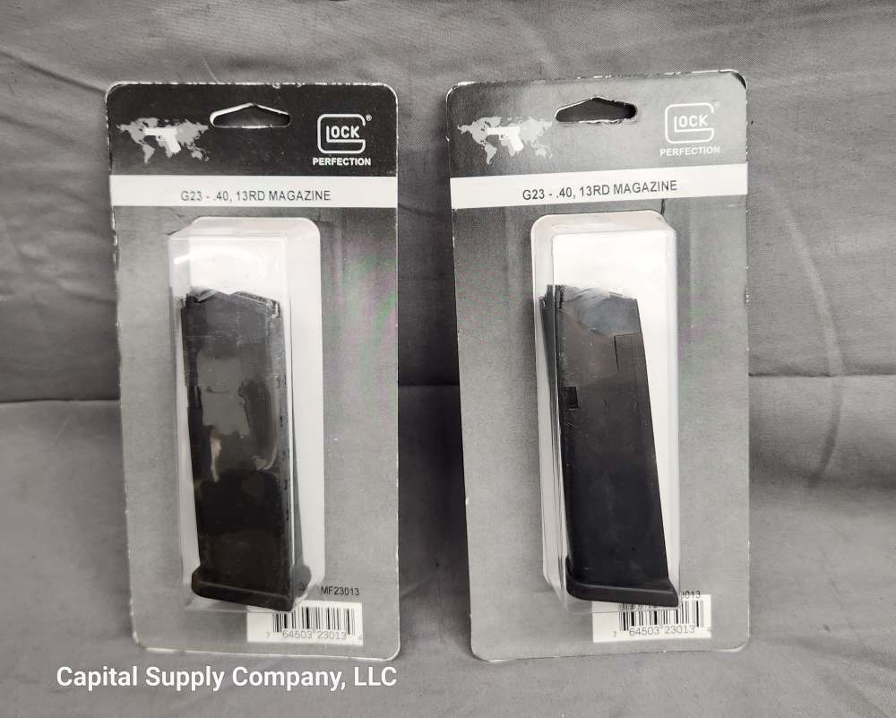 Two Glock 23 magazines 13 round .40 S&W for Gen 2, 3, and 4-img-0