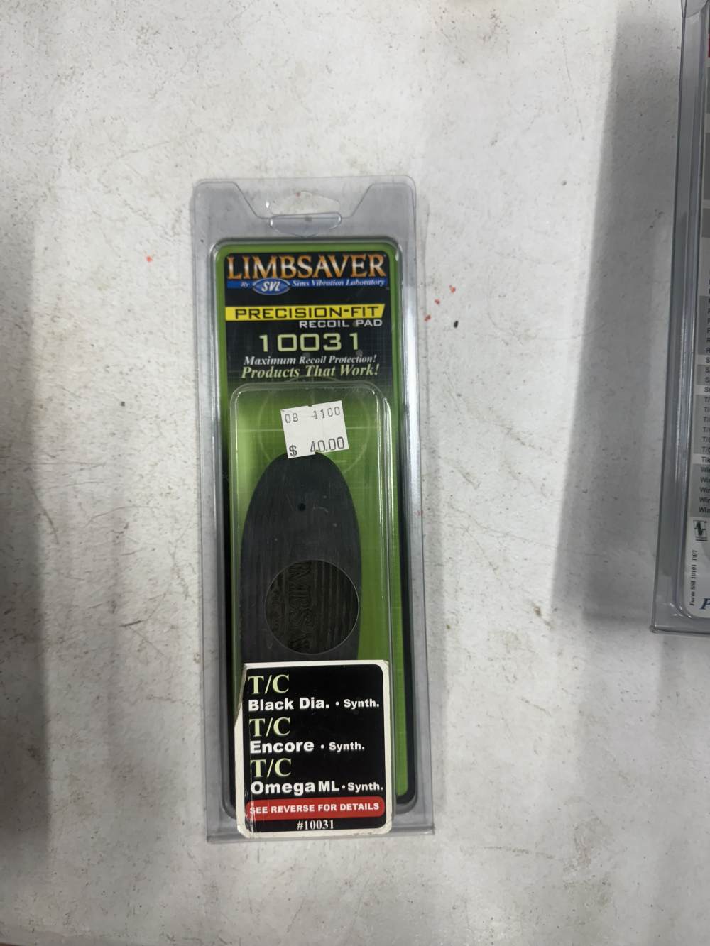 Limbsaver recoil pad for Thompson center omega encore black diamond SYNTHET-img-0