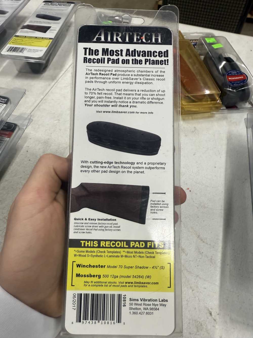Limbsaver Pad Winchester 70 Black shadow Mossberg 500 12ga 10816-img-1