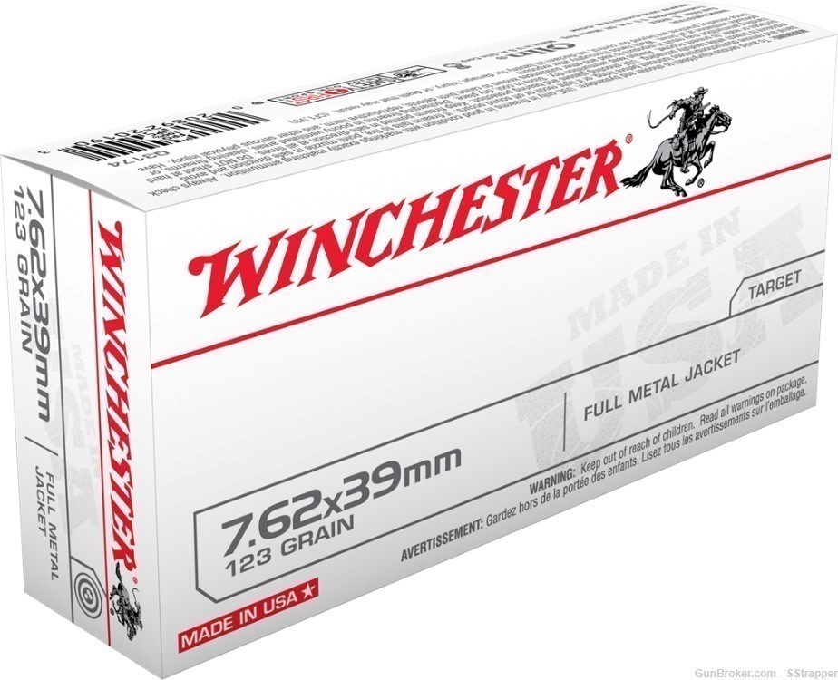 Winchester 7.62x39MM 123gr FMJ-img-0