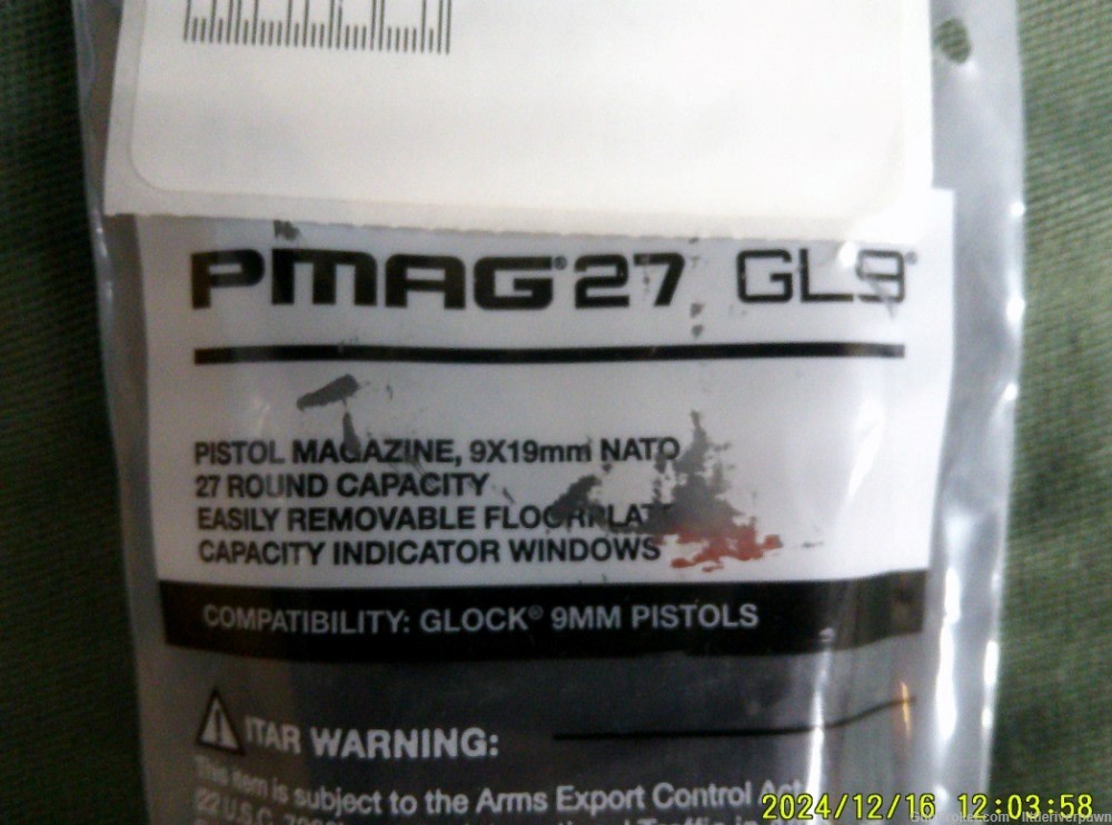MagPul PMAG27 GL9 9x19 Nato 27 round magazine-img-1