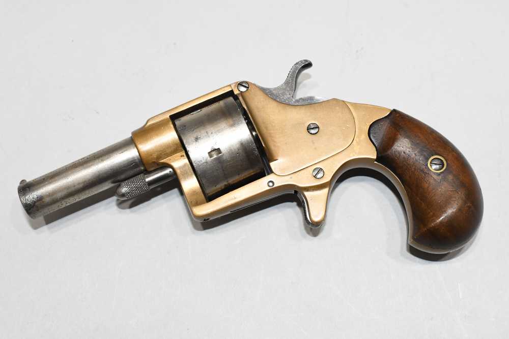 Antique Colt House Model Single Action Revolver 41 Rimfire 2 5/8" 1870's-img-5